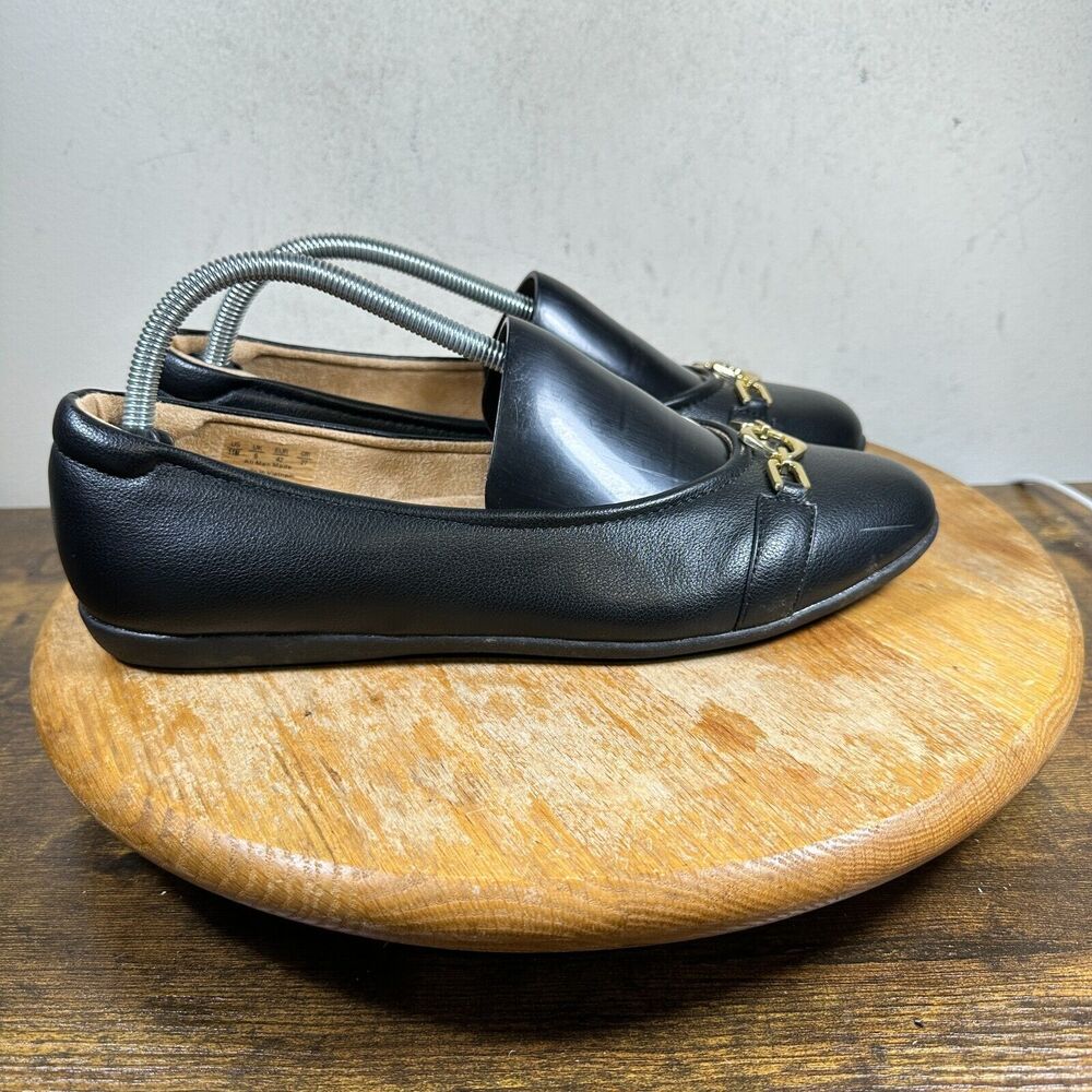 Naturalizer Vivienne‎ O Women's Size 11 M Black Flats Shoes